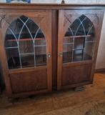 Kastje met glas in lood, Ophalen, 50 tot 100 cm, Glas, Minder dan 100 cm