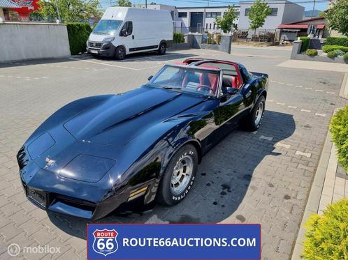 Chevrolet Corvette C3 T-top 1982 | Route 66 auctions, Auto's, Oldtimers, Bedrijf, Te koop, Chevrolet, Benzine, Coupé, Automaat