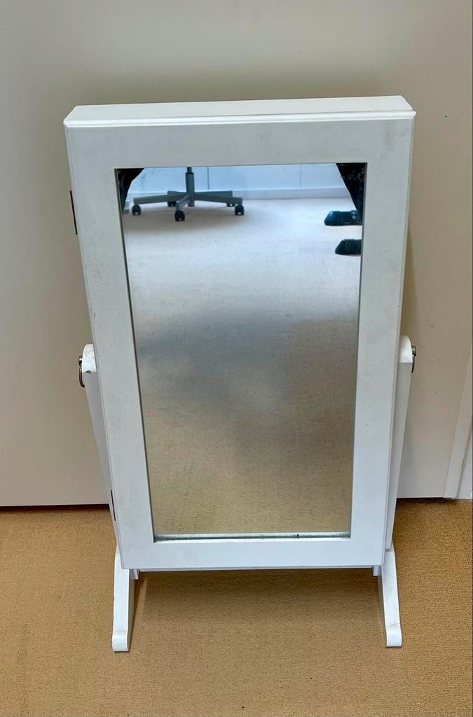 Spiegel Sieradenkastje - Praktisch & Stijlvol!, Huis en Inrichting, Woonaccessoires | Spiegels, Gebruikt, Minder dan 50 cm, Minder dan 100 cm