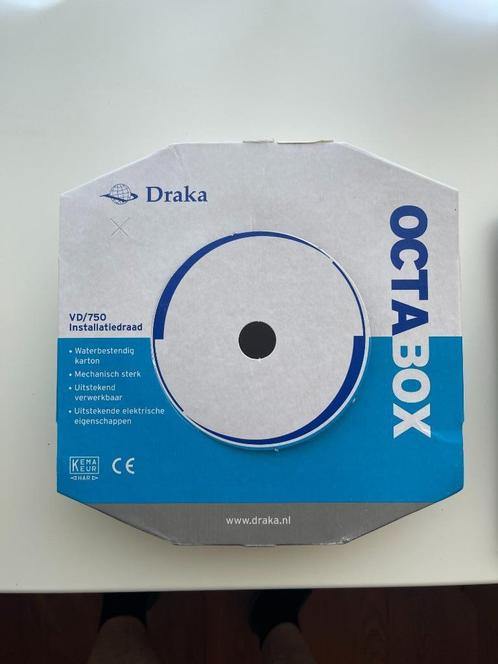 Draka VD draad 2.5 mm2 Blauw 2 Dozen, Doe-het-zelf en Verbouw, Elektra en Kabels, Nieuw, Kabel of Snoer, Ophalen of Verzenden