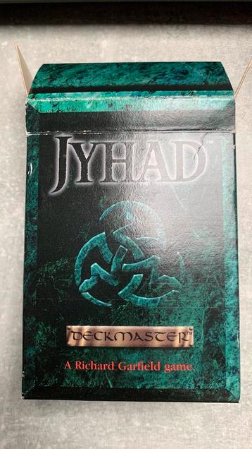 Jyhad kaarten met rulebook beschikbaar voor biedingen