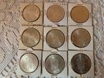 9 prachtige zilveren Antilliaanse rijksdaalders 1964, Ophalen of Verzenden, Koningin Juliana, 2½ gulden