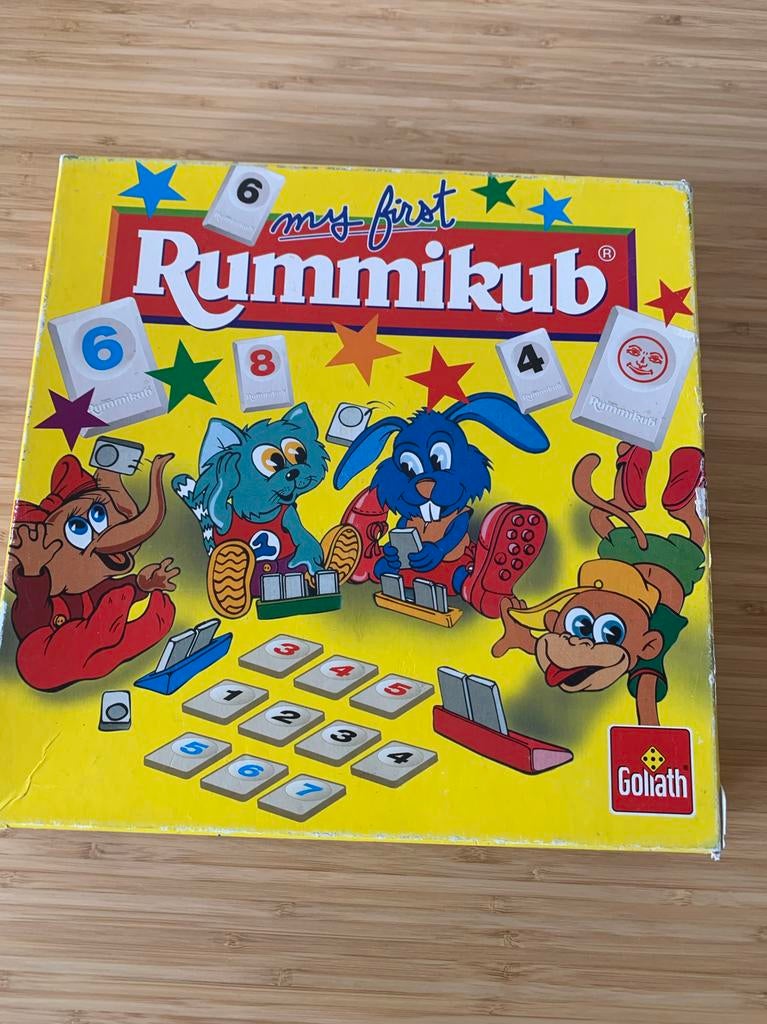 Mijn eerste Rummikub spel, Ophalen of Verzenden, Zo goed als nieuw