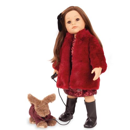 Gotz pop Hannah and her Dog Polly, Kinderen en Baby's, Speelgoed | Poppen, Nieuw, Overige typen, Ophalen of Verzenden