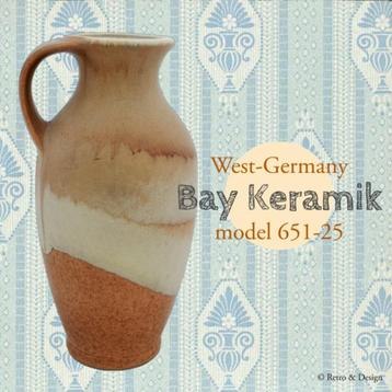 Bay Keramik Vaas – Model 651-25 (West-Germany, Jaren ’70) beschikbaar voor biedingen