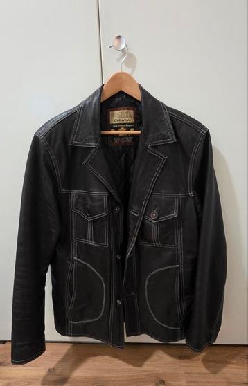 Stoere Vintage Leren Jas beschikbaar voor biedingen