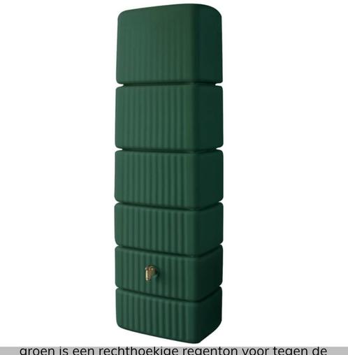 Nieuwe Regenton Groen Garantia 330 liter, Tuin en Terras, Regentonnen, Nieuw, Kunststof, 150 liter of meer, Met kraantje, Ophalen