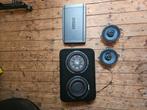 Kicker bass box+Hertz versterker+Gladen speakers, Auto diversen, Ophalen of Verzenden, Zo goed als nieuw