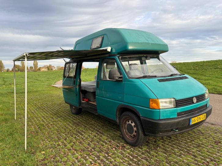 Volkswagen T4 California Hoogdak, Caravans en Kamperen, Campers, Particulier, tot en met 4, Buscamper of Camperbus, Volkswagen
