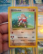Pokémon Kaart Hitmonchan Holo 7/102 Base Set, Ophalen of Verzenden, Gebruikt, Losse kaart
