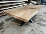 Boomstamtafel 220 x 100 x 8cm (2), 100 tot 150 cm, Ophalen of Verzenden, Drempt@ars-longa.nl, Zomerweg 29b