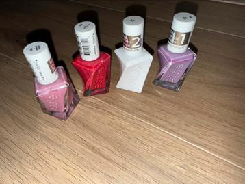 Essie gel couture lakjes + topcoat roze, paars  beschikbaar voor biedingen