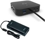 I-tec Docking station. Dual display (displayport). 100 watt., Computers en Software, Dockingstations, Verzenden, Telefoon, Itec
