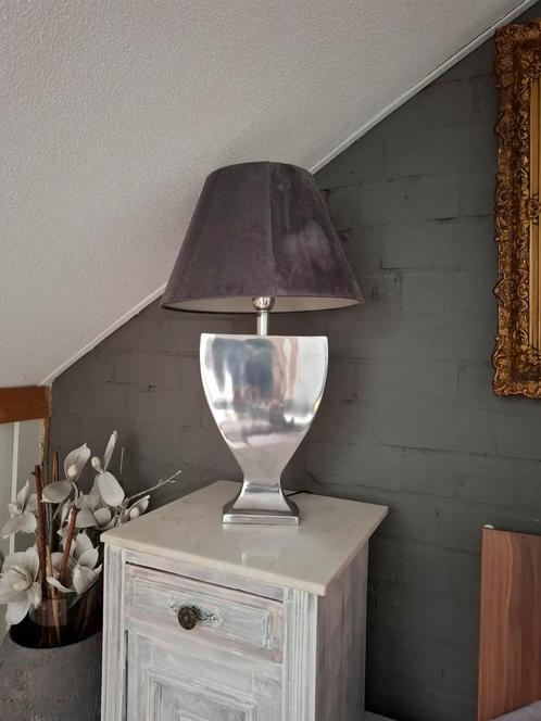 5 Schemerlampen, Huis en Inrichting, Lampen | Tafellampen, Gebruikt, Minder dan 50 cm, Metaal, Stof, Ophalen