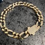 14 karaats gouden armband figaro schakel