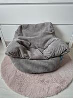 Leuke grijze kinder zitzak van loungepug voor dreumes/peuter, Ophalen, Gebruikt, Grijs, Zitzakstoel