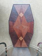 Art deco houtinleg blad dienblad, Huis en Inrichting, Woonaccessoires | Dienbladen, Gebruikt, ., Ophalen of Verzenden, .