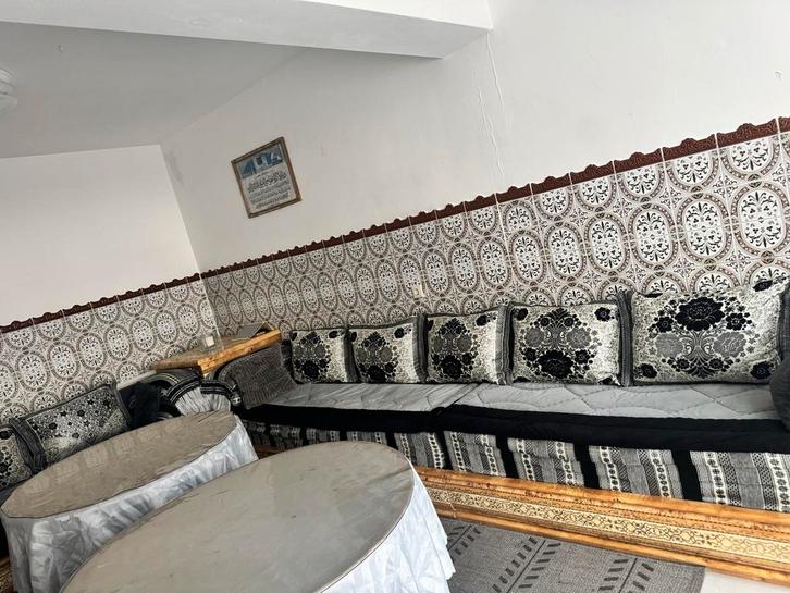 Complete Sedari Set met Opberg& Tafels WEGENS VERHUIZING ZSM, Huis en Inrichting, Banken | Bankstellen, Gebruikt, Rechte bank
