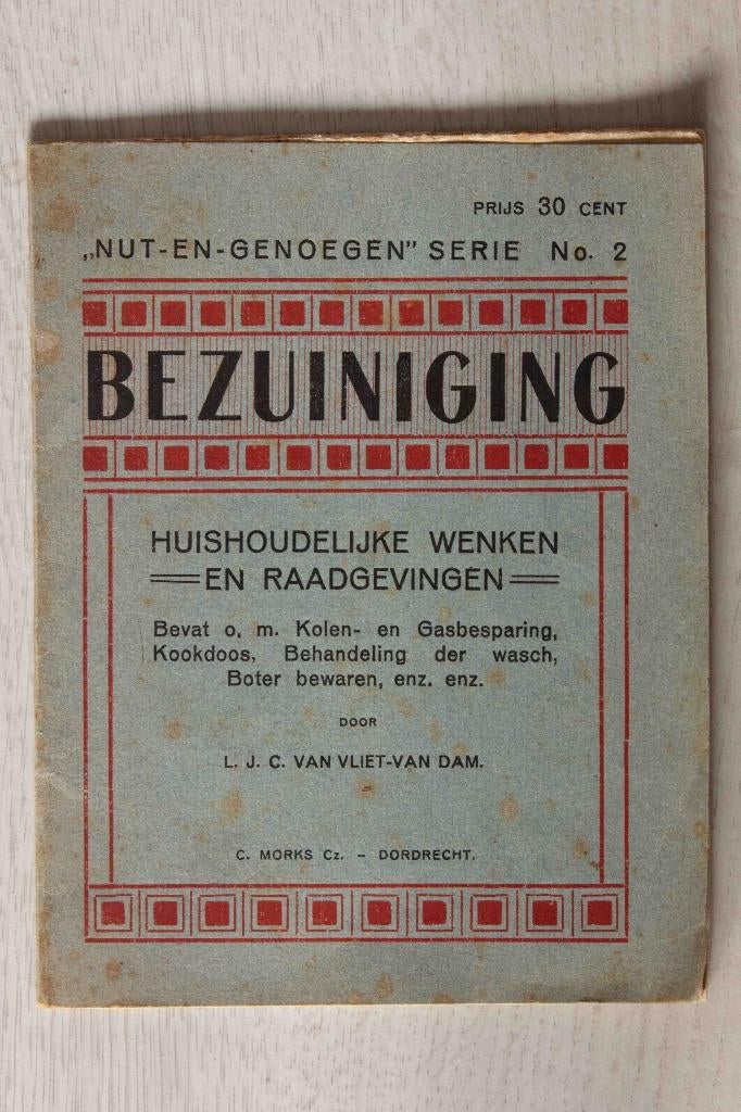 (nrs.231-234) diverse boekjes recepten / huishouden, Ophalen, Gelezen, Zie beschrijving, Nederland en België