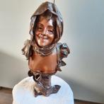 Bronze buste, beeld brons, Antiek en Kunst, Antiek | Koper en Brons, Ophalen