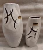 Vintage Scheurich Vazen Set, Huis en Inrichting, Woonaccessoires | Vazen, Wit, Aardewerk of Porselein, Ophalen of Verzenden, Zo goed als nieuw