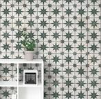 Peronda star LT groen, blauw, zwart of bruin Portugese tegel, Verzenden, Nieuw