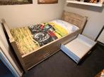 Stevig robuust 1 persoons bed., Huis en Inrichting, Slaapkamer | Complete slaapkamers, Ophalen, Gebruikt, Eenpersoons