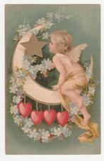 Engeltjes.  Cupido's. Harten.  Maan en sterren., Verzenden, Voor 1920, Ongelopen, Overige thema's