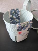 Balkonpot HEMA lichtgroen met 2 extra haken, Tuin, Minder dan 30 cm, Minder dan 60 cm, Rond