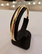 14 karaats gouden slavenarmband / bangle geelgoud XL, Ophalen of Verzenden, Zo goed als nieuw, Goud, Goud