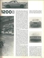 Autovisie test Simca 1200S Coupe 1967, Boeken, Auto's | Folders en Tijdschriften, Gelezen, Overige merken, Verzenden