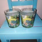 Boswandeling glazen Secret of the forest set van 2 stuks, Verzamelen, Glas en Borrelglaasjes, Ophalen, Zo goed als nieuw, Overige typen