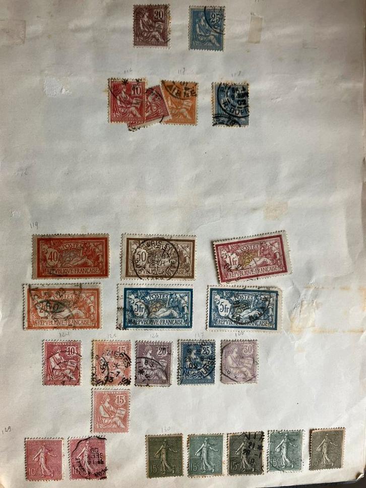 Frankrijk mooie oude verzameling gebruikt en ongebruikt, Postzegels en Munten, Postzegels | Volle albums en Verzamelingen, Buitenland