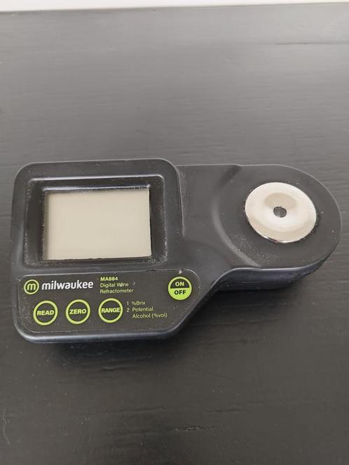 Milwaukee MA884 Digitale refractometer bier brouwen, Doe-het-zelf en Verbouw, Meetapparatuur, Zo goed als nieuw, Ophalen