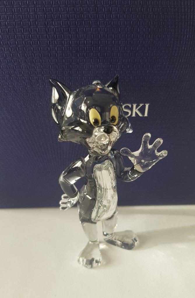 Swarovski Tom uit de bekende Tekenfilm Serie Tom & Jerry, Verzamelen, Swarovski, Nieuw, Figuurtje, Verzenden