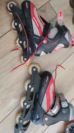 TK leuke verstelbare kinder skeelers mt. 32 t/m 35, Ophalen of Verzenden, Zo goed als nieuw, Inline skates 4 wielen, Overige merken