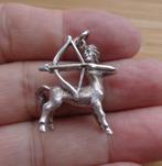 zilveren grote hanger boogschutter Sagittarius [015], Verzenden, Zo goed als nieuw, Kruis of Symbool, Zilver