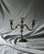 Vintage BMF kandelaar verzilverd – West Germany – 3-armig, Antiek en Kunst, Ophalen, Zilver