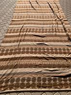 Jaren 60 /70 Gordijn, Gebruikt, Bruin, Ophalen of Verzenden, 200 cm of meer