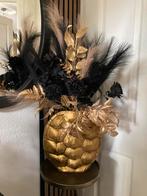 Met Licht 🖤Zijden bloemen Zwart / Goud Gratis Verzending, Ophalen of Verzenden, Nieuw