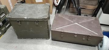 2x metalen legerkist / munitiekist / transportkist €15ps beschikbaar voor biedingen