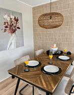 Rotan Hanglamp Loods 5, Ophalen of Verzenden, Zo goed als nieuw, Overige materialen, 50 tot 75 cm