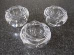 Fraaie kristallen sfeerlichtjes 3 stuks in perfecte staat., Ophalen of Verzenden, Zo goed als nieuw, Overige materialen, Minder dan 25 cm