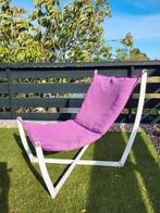 Luie tuinstoel met extra set bekleding, Ophalen, Gebruikt