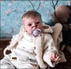 Reborn doll Sammie, Ophalen of Verzenden, Zo goed als nieuw, Babypop, Levensecht of Reborn