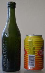 oude engelse fles opschrift arkcoll & co chatham d6, Ophalen