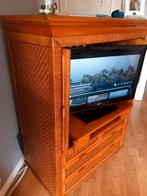 Tv kast bamboe, Huis en Inrichting, Kasten | Televisiemeubels, Gebruikt, Ophalen