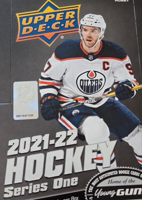 Ijshockey plaatjes kaartjes Upper Deck 2021-22 series 1, Hobby en Vrije tijd, Stickers en Plaatjes, Zo goed als nieuw, Meerdere plaatjes