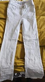 Witte lange broek, Broek, Meisje, Ophalen of Verzenden, Zo goed als nieuw