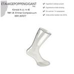 Presentatie Voet / Voeten Helder Transparant Unisex EPG, Sokken en Kniesokken, Overige kleuren, Maat 35 t/m 38, Nieuw